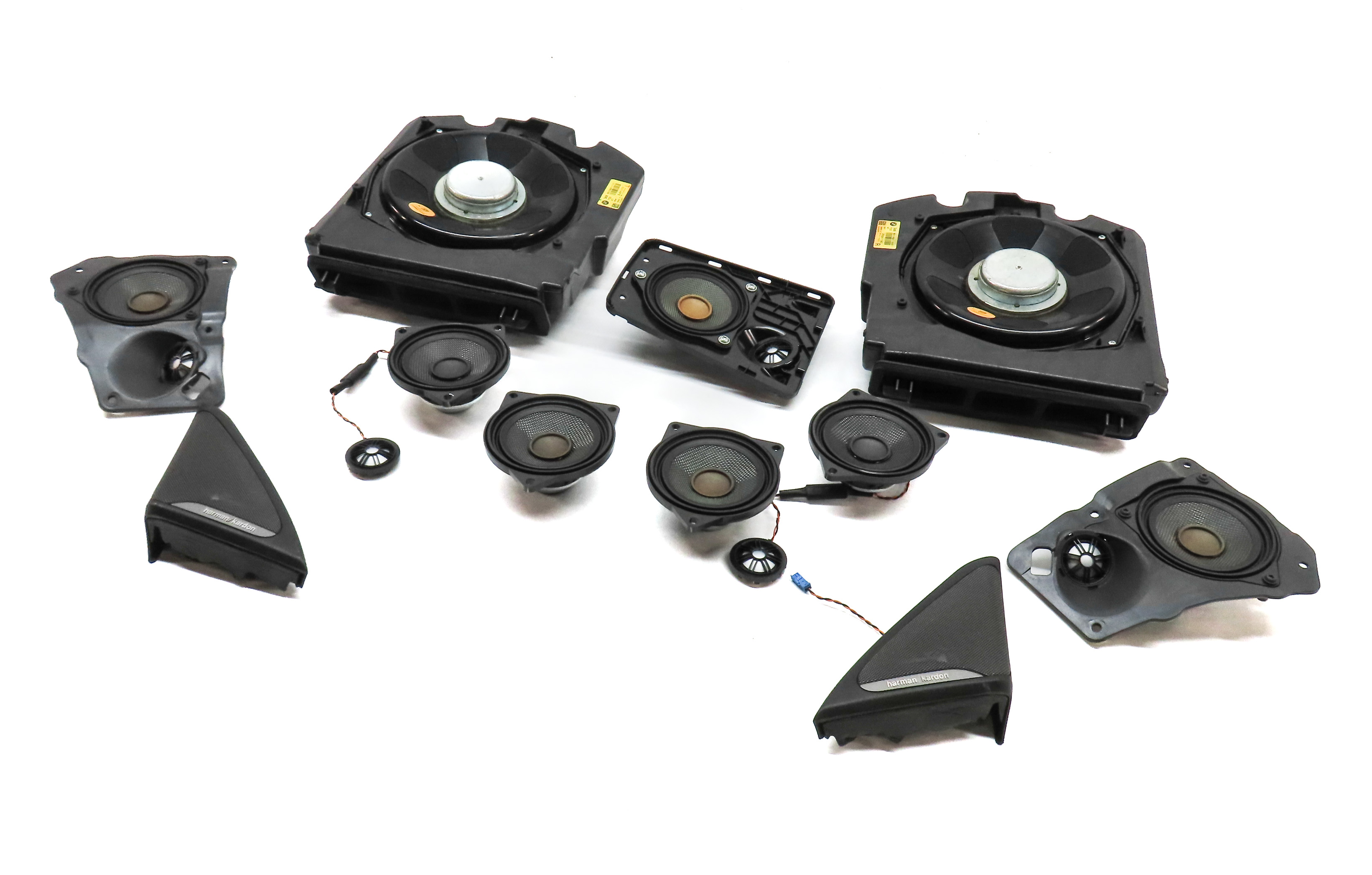 2015 BMW 740Li (F02) RADIO HARMAN KARDON WOOFER MIDRANGE TWEETER SPEAKER SET 13 — exact item pictured